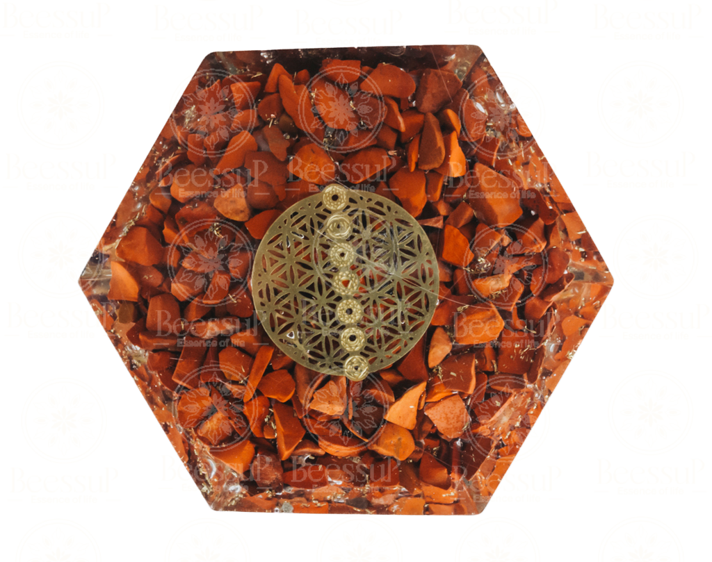 Orgonite Hexagonale - Harmonie & Alignement des Chakra