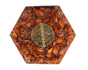 Orgonite Hexagonale - Harmonie & Alignement des Chakra