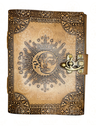 Cuaderno artesanal Sol y Luna eternos