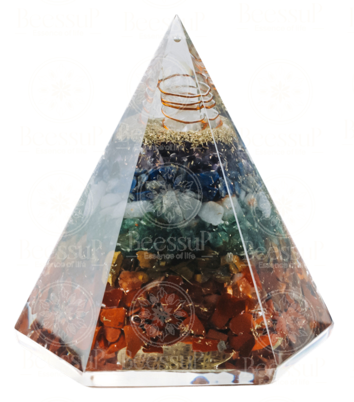 Orgonite Hexagonale - Harmonie & Alignement des Chakra