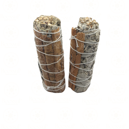 Salvia blanca y canela