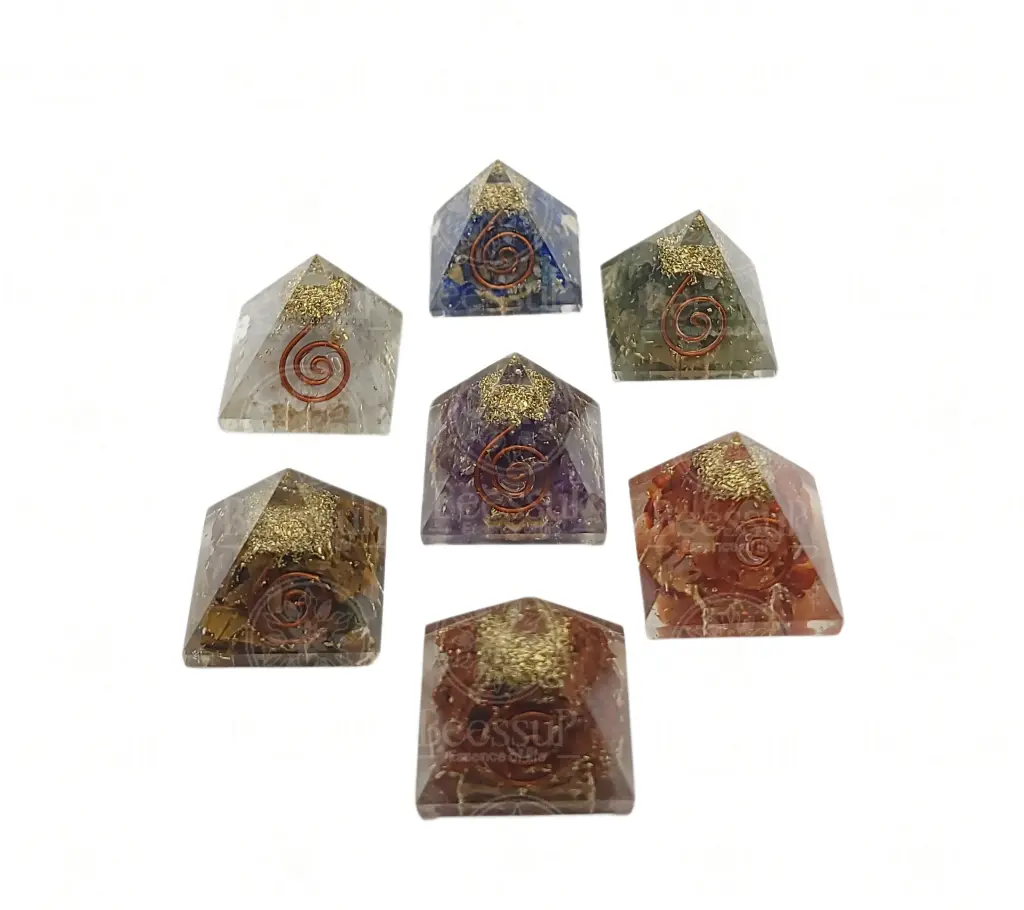 Set de 7 orgonitas Chakra