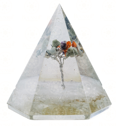 Orgonite Hexagonale - Équilibre & Lumière